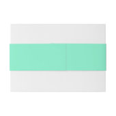 Turquoise Bauchband Einladungsbanderole (Rückseitenbeispiel)