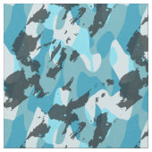 turquoise blue camo abstract stoff (Nahaufnahme)