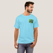 Turquoise Blue Discus T-Shirt (Vorne ganz)