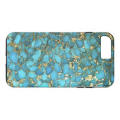 "Turquoise Blue Phone Case" Case-Mate iPhone Hülle (Rückseite (Horizontal))