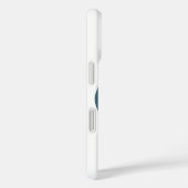 Turquoise Boomerang Retro Mitte Jahrhundert Modern Case-Mate iPhone Hülle (Rückseite / Rechts)