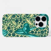 Turquoise bulbo flowers Case-Mate iPhone hülle (Rückseite (Horizontal))