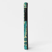 Turquoise bulbo flowers Case-Mate iPhone hülle (Hinten/Links)