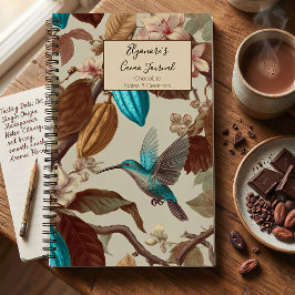 Turquoise Cacao Hummingbird Journal Notizblock