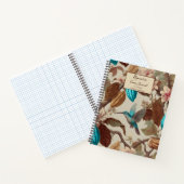 Turquoise Cacao Hummingbird Journal Notizblock (Innenseite)