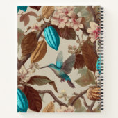 Turquoise Cacao Hummingbird Journal Notizblock (Rückseite)