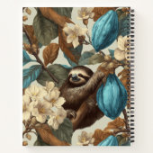Turquoise Cacao Sloth Chocolate Tasting Notizblock (Rückseite)