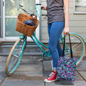 TURQUOISE-CAMOUFLAGE TASCHE