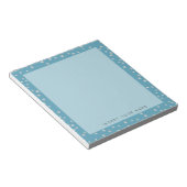 Turquoise Crystal Confetti Notepad 5.5" x 6" Notizblock (angewinkelt)