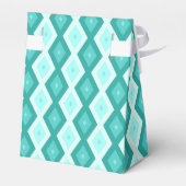 Turquoise diamond pattern geschenkschachtel (Rückseite)