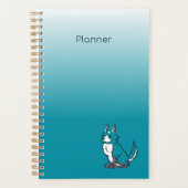 Turquoise Dog Agenda Planer (Vorderseite)