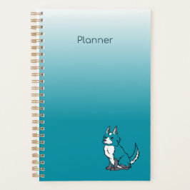 Turquoise Dog Agenda Planer