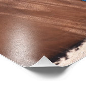 Turquoise Door Santa Fe New Mexico Fotodruck (Ecke)