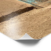 Turquoise Door Taos Pueblo Fotografie (Ecke)