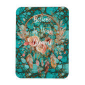 Turquoise Dream Catcher Magnet (Vertikal)