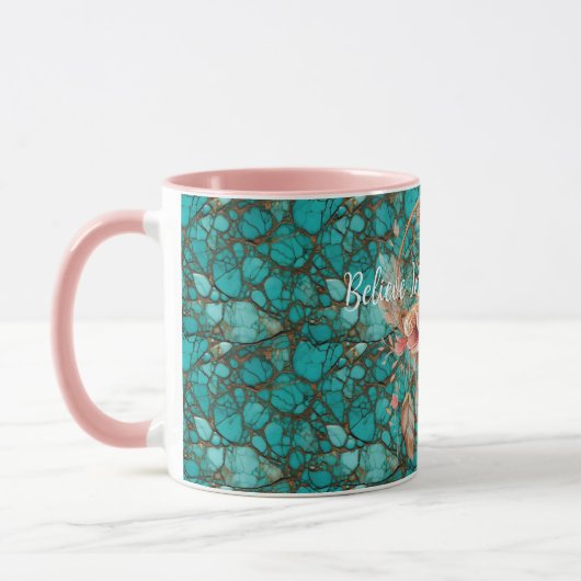 Turquoise Dream Catcher Tasse (Links)