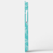 Turquoise Florist Phone Case (Rückseite / Links)