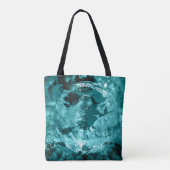 TURQUOISE FLYING HALLOWEEN WITCHES TASCHE (Rückseite)