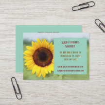 Turquoise Gardener Landscaper Florist Sonnenblume