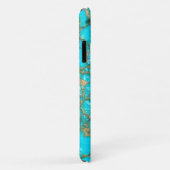 Turquoise Gemstone iPhone Case (Hinten/Rechts)