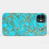 Turquoise Gemstone iPhone Case (Rückseite (Horizontal))
