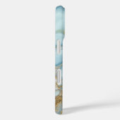 Turquoise Geode Wedding Dance Photo Phone Case (Rückseite / Rechts)