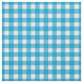 Turquoise Gingham Karo Stoff (Muster)