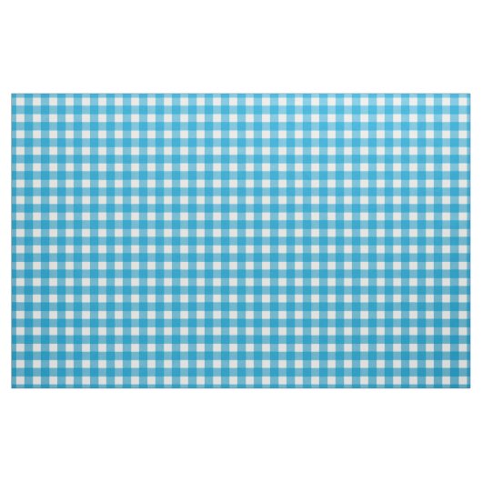 Turquoise Gingham Karo Stoff (Fat Quarter (45,7 x 55,9 cm))