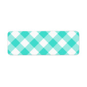 Turquoise Gingham Pattern (Vorne)