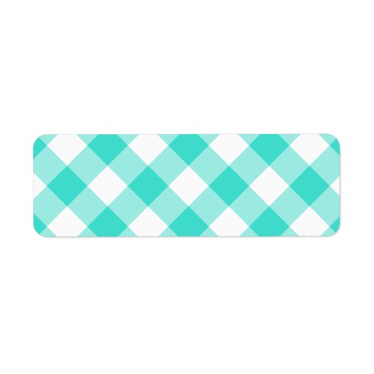 Turquoise Gingham Pattern (Vorne)