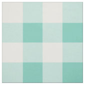 Turquoise Gingham Pattern Fabric Stoff (Muster)