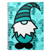Turquoise Gnome Notizblock (Vorderseite)