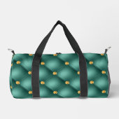 Turquoise Gold Diamond gespeist Duffle Bag (Vorderseite)