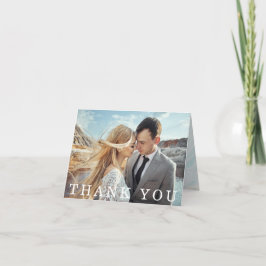 Turquoise & Gold Marble Geode Wedding Vielen Dank Karte