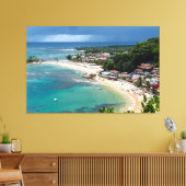 Turquoise Haven of Morro de São Paulo Leinwanddruck (Insitu (Wohnzimmer))