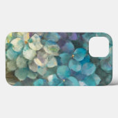 Turquoise Hydrangea Case-Mate iPhone Hülle (Rückseite (Horizontal))