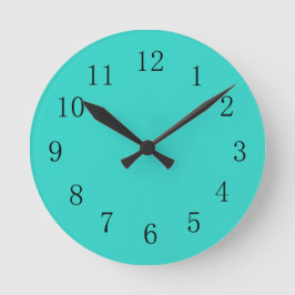 Turquoise Kitchen Kitchen Clock Runde Wanduhr