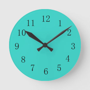 Turquoise Kitchen Kitchen Clock Runde Wanduhr