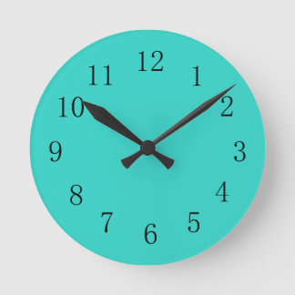 Turquoise Kitchen Kitchen Clock Runde Wanduhr