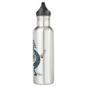 Turquoise Kokopelli Edelstahlflasche (Rechts)