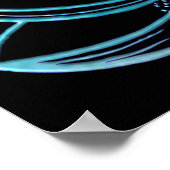 Turquoise Lotus  Poster (Ecke)