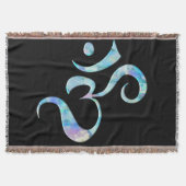 Turquoise Marbled Om Decke (Vorderseite)