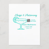 Turquoise Margs & Matrimone Junggeselinnen-Abschie