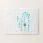 Turquoise Margs & Matrimone Junggeselinnen-Abschie Puzzle (Horizontal)