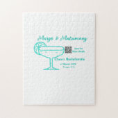 Turquoise Margs & Matrimone Junggeselinnen-Abschie Puzzle (Vertikal)