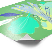 Turquoise Maritime poster (Ecke)