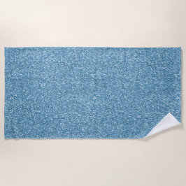 Turquoise Mermaid Glitzer Strandtuch