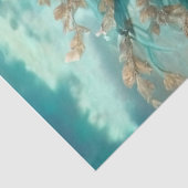 Turquoise Mermaid of the Sea decoupage paper v1 Seidenpapier (Ausschnitt)