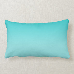 Turquoise Ombre Companion New Art Nouveau Lendenkissen