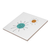 Turquoise Orange Franciscan Sternexplosion Mitte J Fliese (Seite)